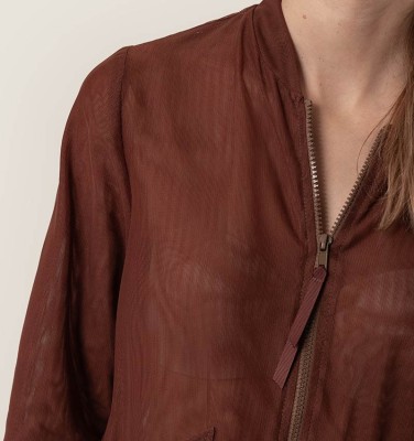 CARDIGAN CHEVI MARRON