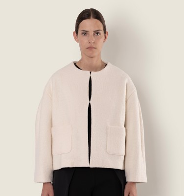 WEISSE JACKE CAMILA