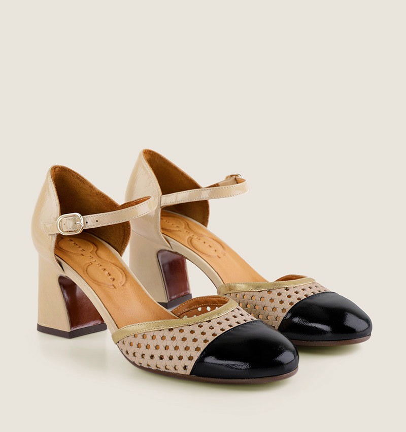 FIZA BLACK-NUDE CHiE MIHARA shoes