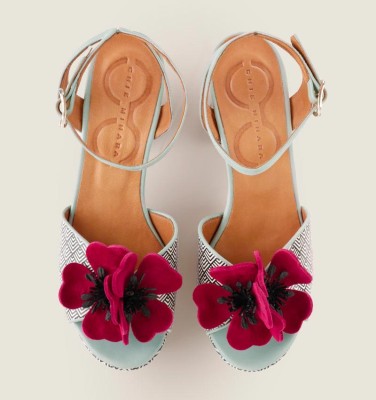 KASKI LIGHT BLUE CHiE MIHARA sandals