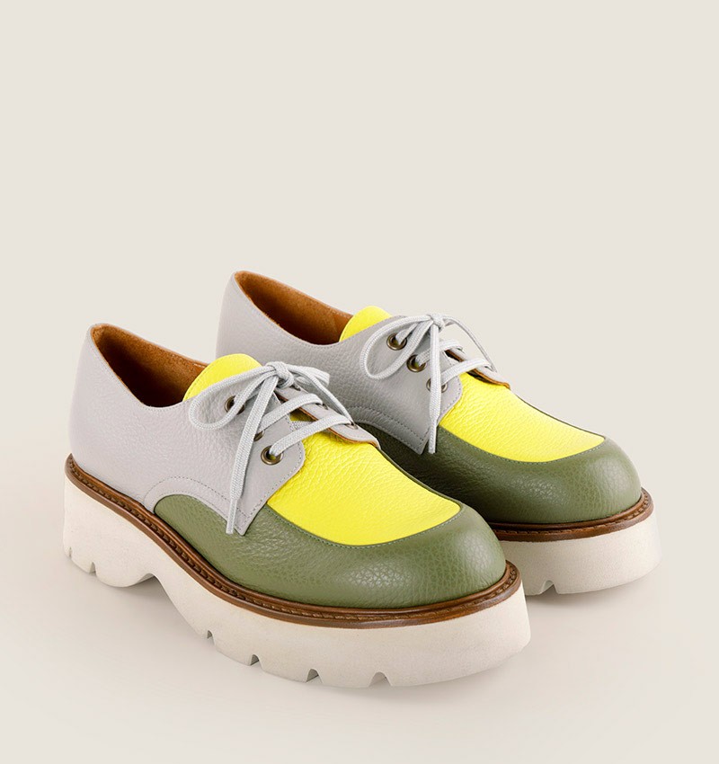 XUANA GREEN YELLOW CHiE MIHARA shoes
