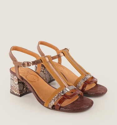 LALUCE BROWN CHiE MIHARA sandalias