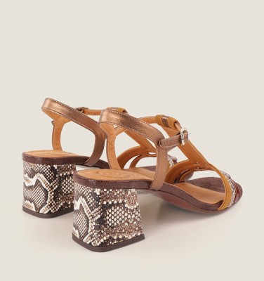 LALUCE BROWN CHiE MIHARA sandalias