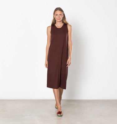 VESTIDO DORINE MARRON