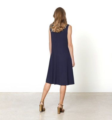 MARINEBLAUES KLEID DERINA