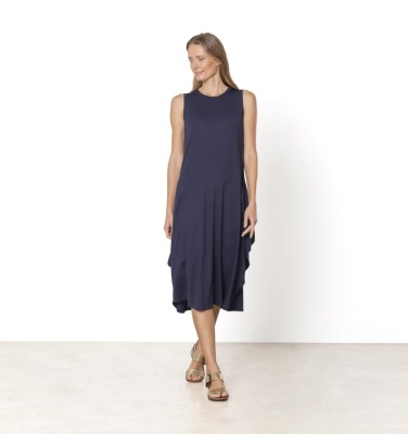 VESTIDO DAVINIA AZUL MARINO