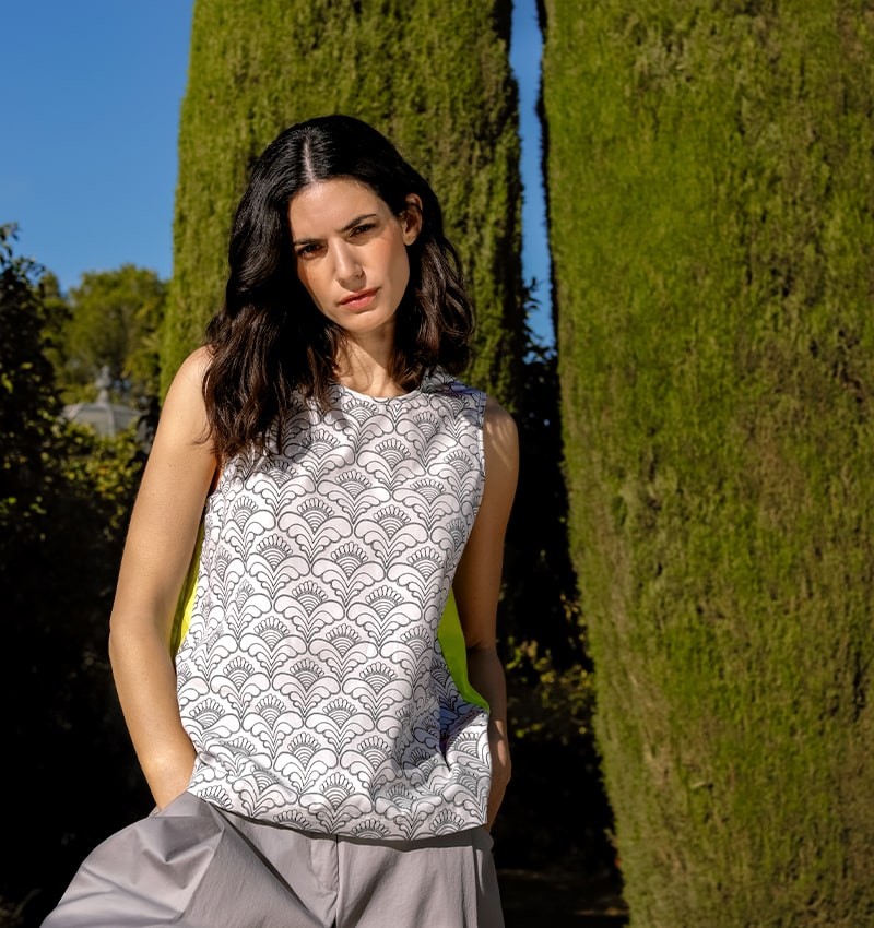 LIMETTEFARBE TALA TOP