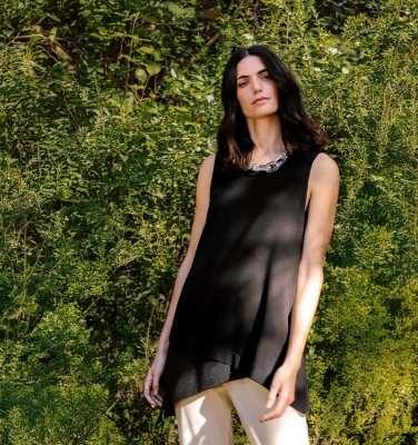 SCHWARZES TOYA TOP