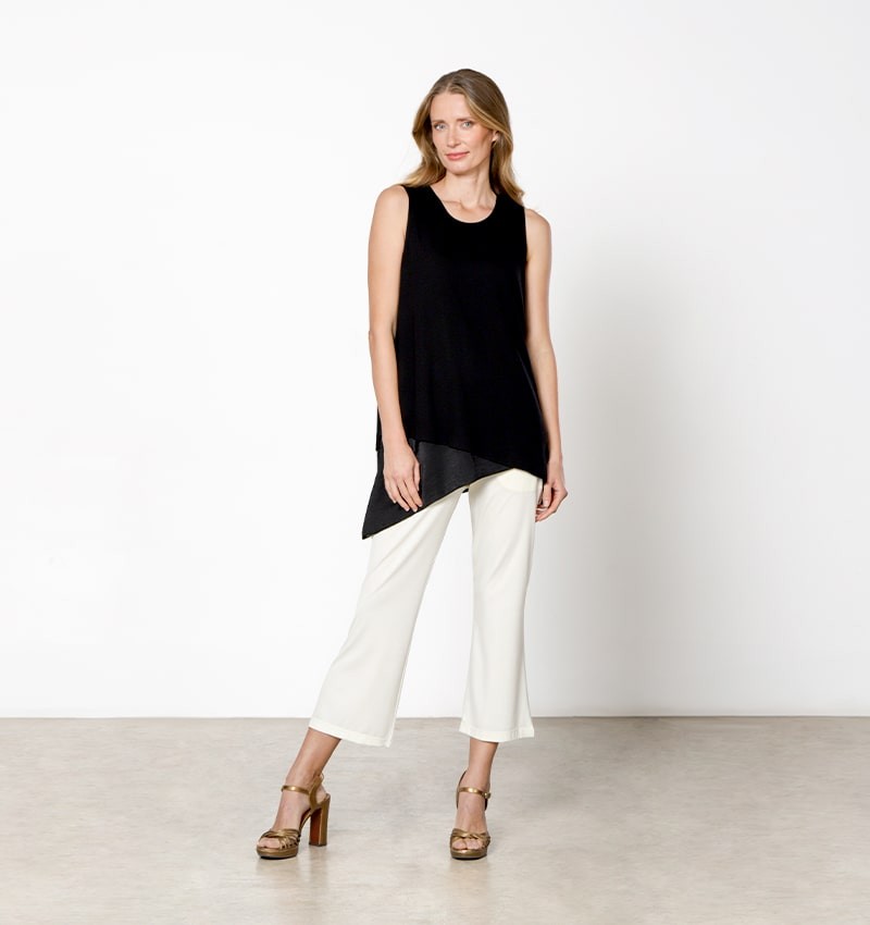 SCHWARZES TOYA TOP