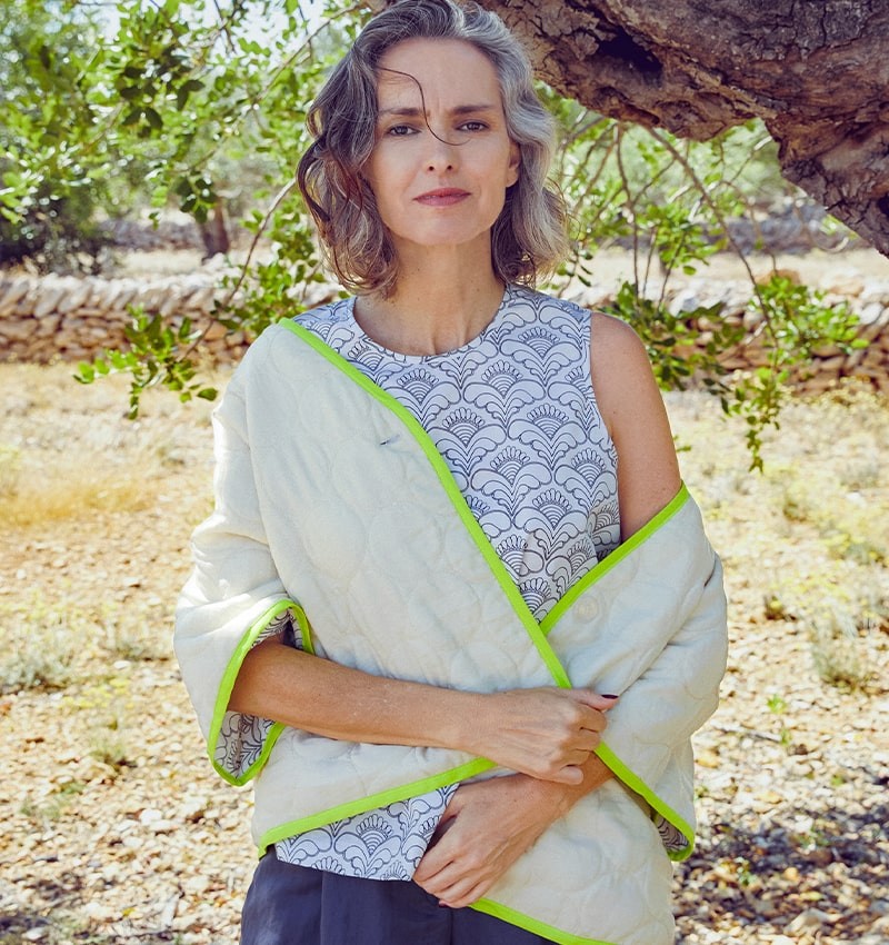 VESTE CAELI MARRON CLAIR