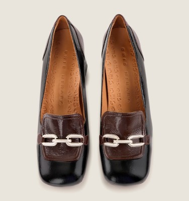 SOTEL BLACK AND BROWN CHiE MIHARA shoes