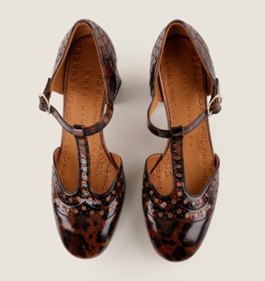 MANTE BROWN & BLACK CHiE MIHARA zapatos