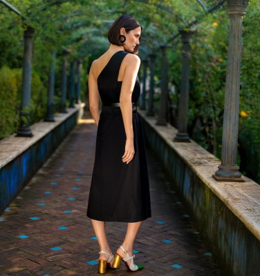 SCHWARZES KLEID DASHA
