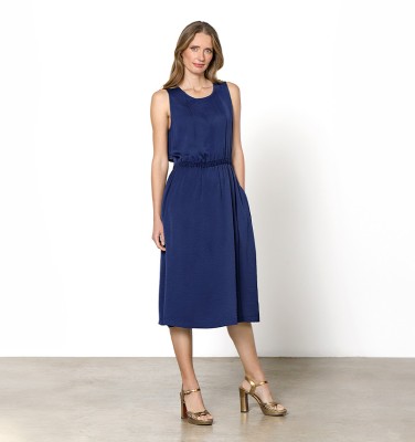 DELMI BLAUES KLEID