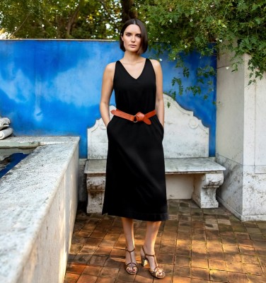 ROBE DORE NOIR