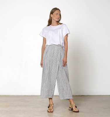 PANTALONI PAULA NERI E BIANCHI