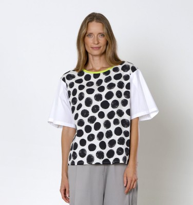 TOP TEBA BLANCO E NERO