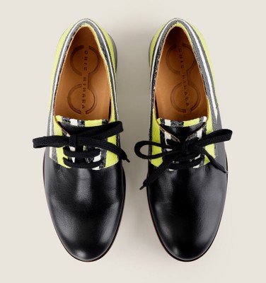 SAGAL BLACK & LIME TOP 10 CHiE MIHARA shoes