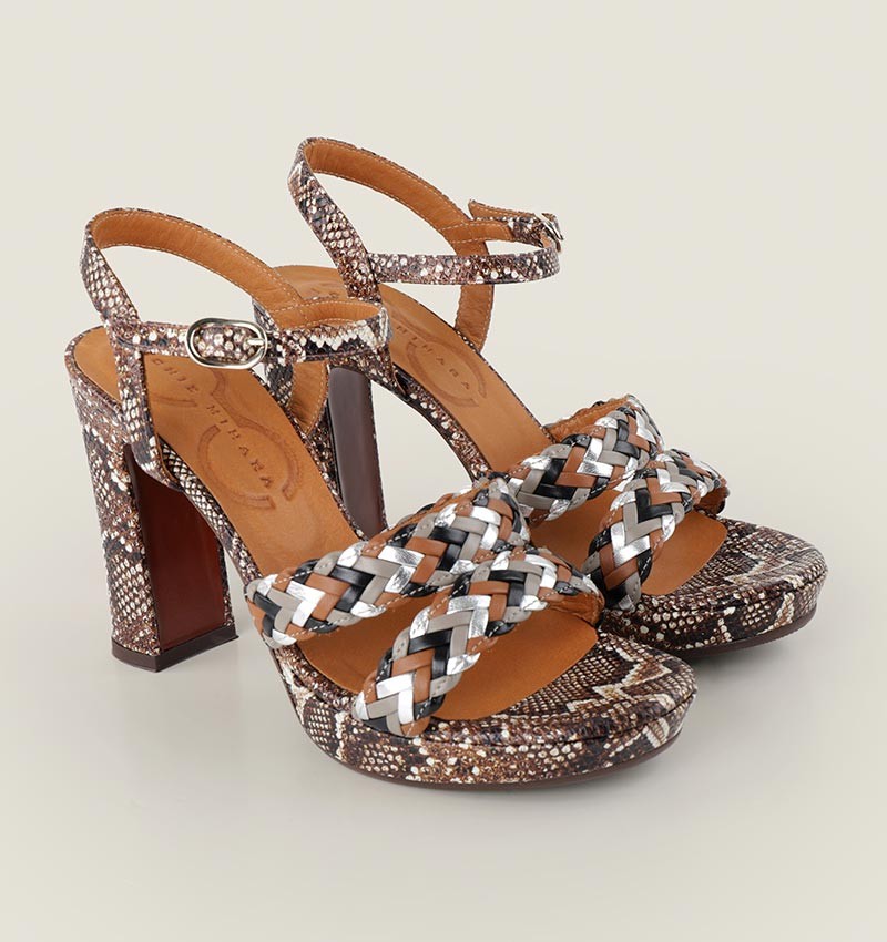 CECIFE BROWN CHiE MIHARA sandals