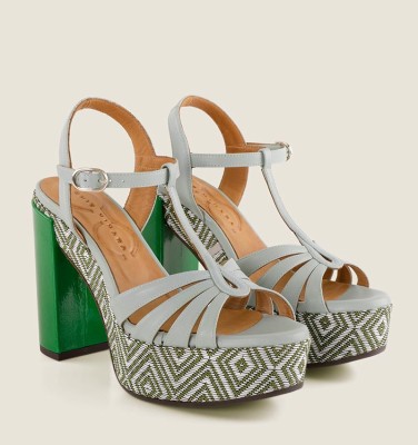 JUNNI GREEN CHiE MIHARA sandales