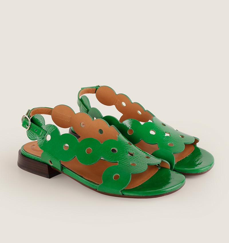 TUIDE GREEN CHiE MIHARA sandals