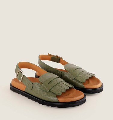 YAMEKO GREEN CHiE MIHARA sandals