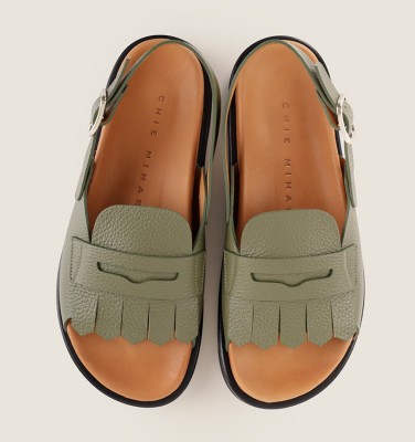 YAMEKO GREEN CHiE MIHARA sandals