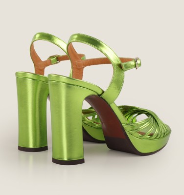 CANETI LIME CHiE MIHARA sandals