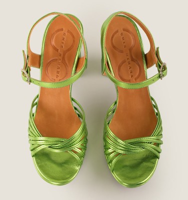 CANETI LIME CHiE MIHARA sandals