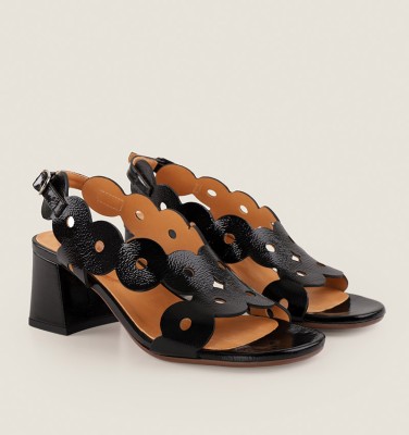 LEIDE BLACK CHiE MIHARA sandales