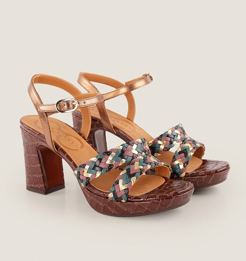 KECIFE BROWN CHiE MIHARA sandals