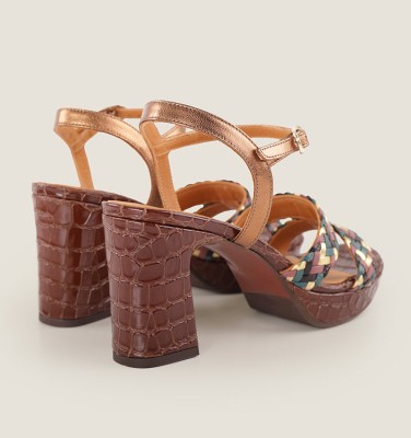 KECIFE BROWN CHiE MIHARA sandals