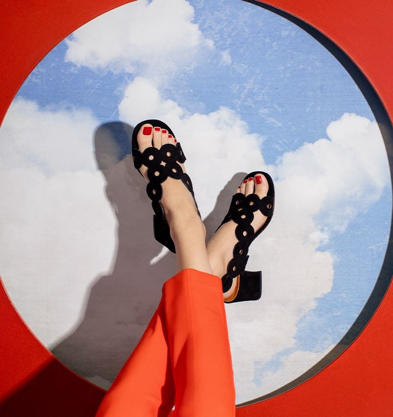 LEIDE BLACK SUEDE