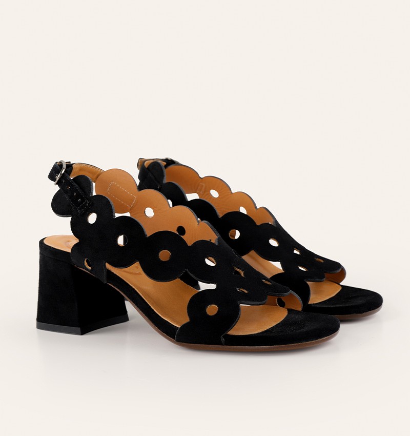 LEIDE BLACK SUEDE