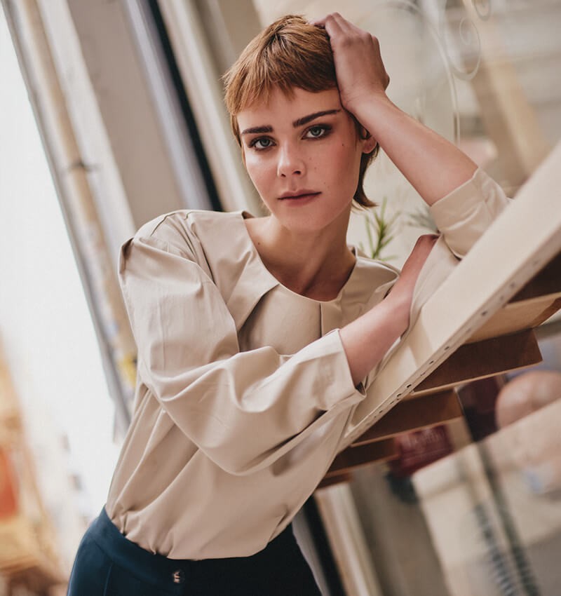 Blouse beige Banane