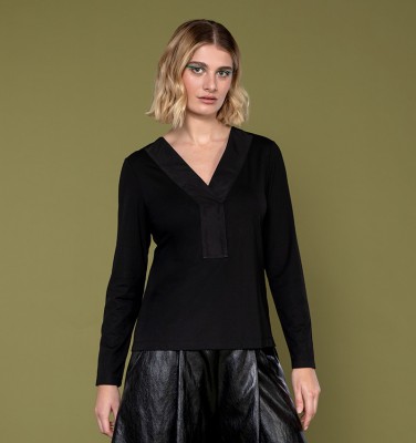 BLOUSE BANIA NOIR