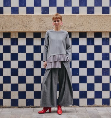 Blouse gris Bena
