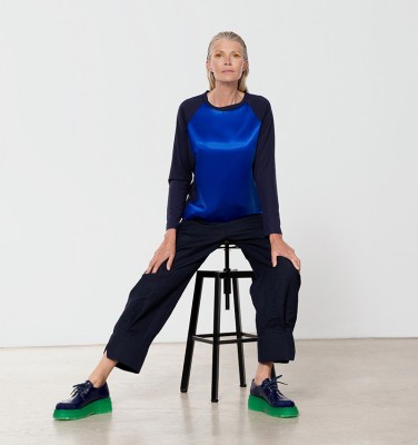Blouse bleu Boala