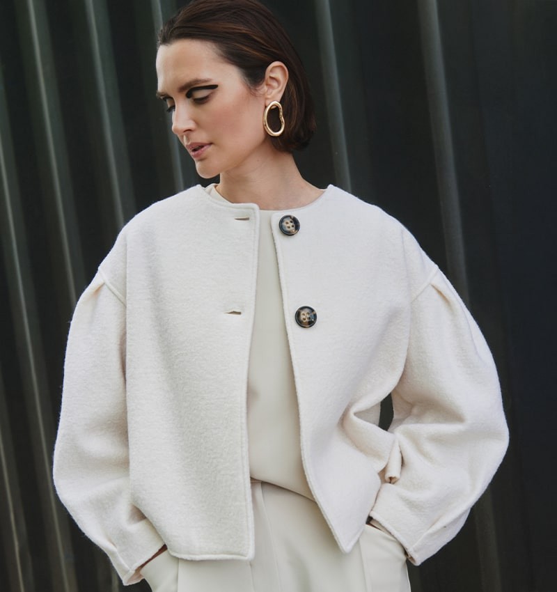 CAPPOTTO BIANCO COUSIN