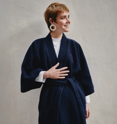 Manteau bleu Chisa