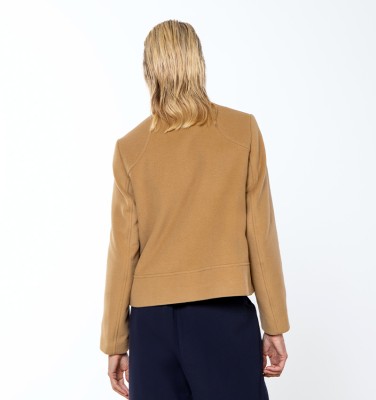 CAPPOTTO CAMMELLO COLLATA