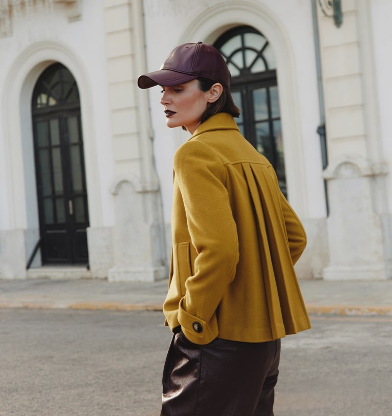Manteau ocre Conchi