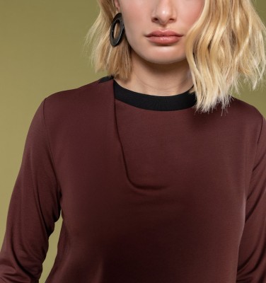 BLOUSE BILMA MARRON