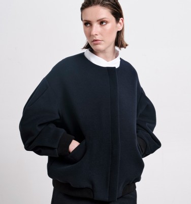 MANTEAU CATUSA BLEU MARINE