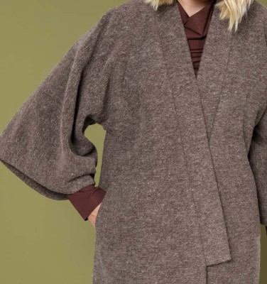 MANTEAU CHISA GRIS