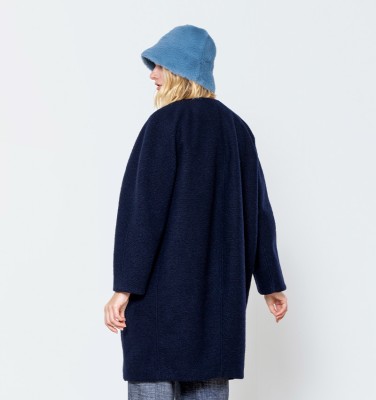 ABRIGO CORINE BLEU MARINE