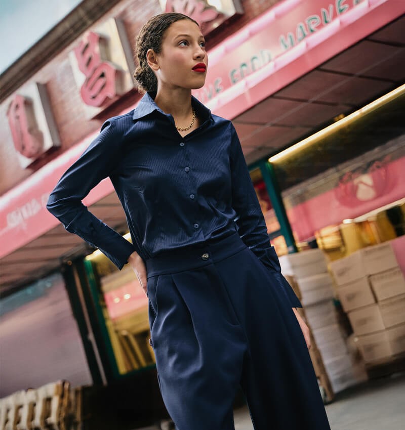 PANTALONI PACHECO BLU