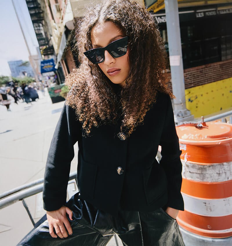 MANTEAU COLITA NOIR