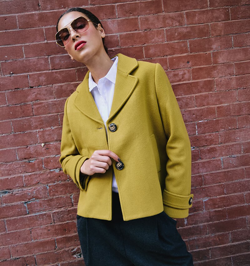 Manteau ocre Conchi