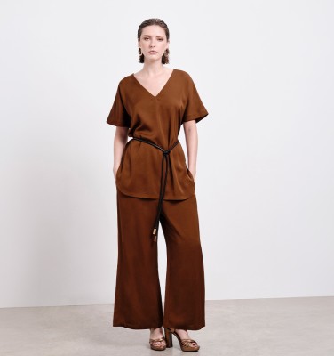 PANTALON POLINA MARRON